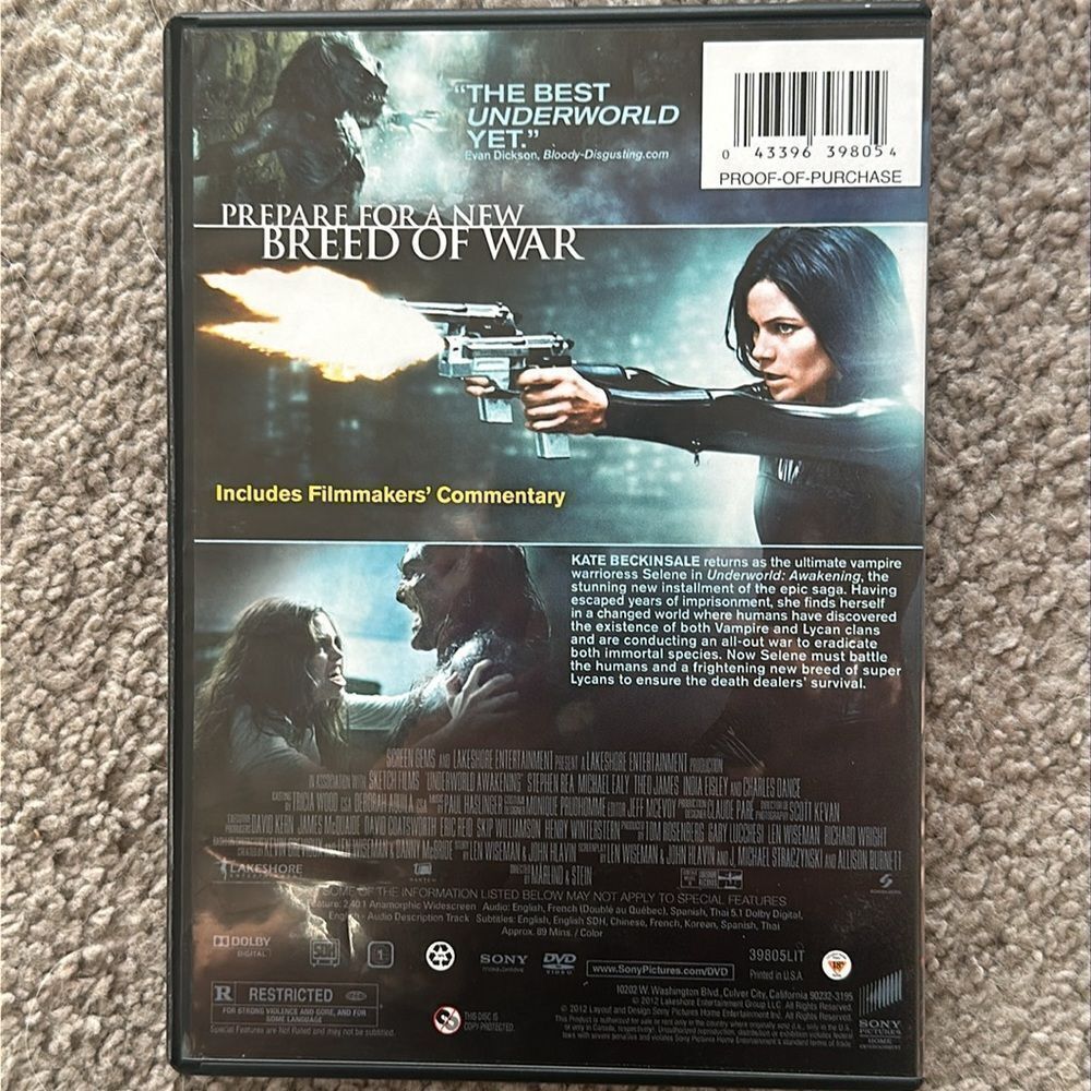 Underworld Awakening DVD! - Picture 2 of 5